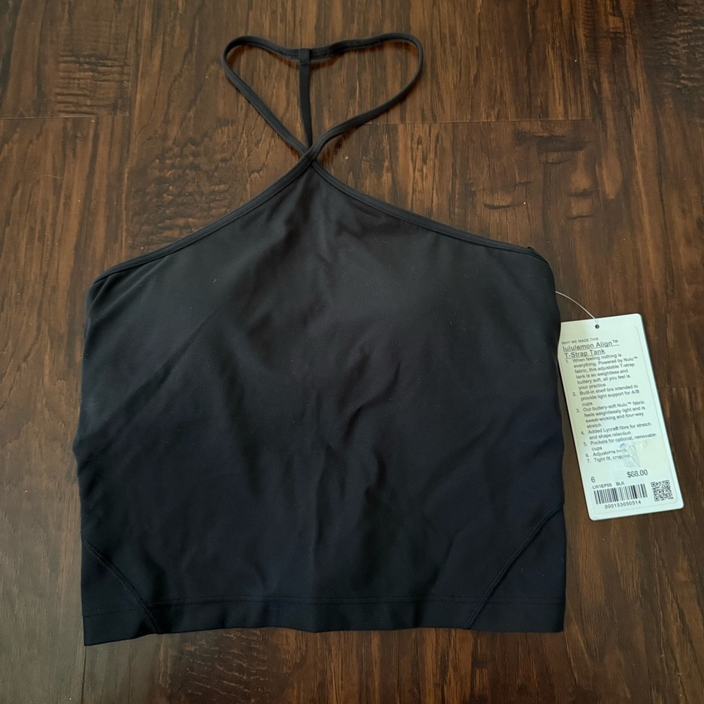 NWT lululemon align t-strap halter tank strappy bra crop